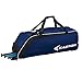 Easton E510W Bat & Equipment Wheeled Bag | Baseball Softball | 2019 | Navy | 4 Bat Compartment | Vented Pockets - Minimize Odor & Quick Dry | Removable Shoe Panel | Zippered Pockets | Fence Hook