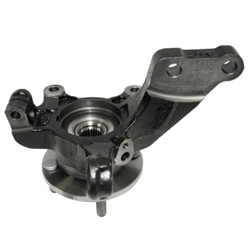 Image of Detroit Axle - Front Steering Knuckles Wheel Bearing Hub for 2013-2019 Nissan Versa Note, Steering Knuckles Wheel Bearing Hub Assembly 2014 2015 2016 2017 2018 Replacement