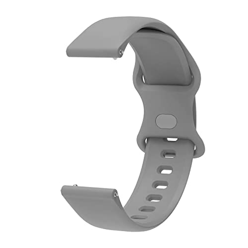 Image of 20mm Soft Silicone Nato Strap Replacement Belt Band For Fastrack Reflex Vybe Smart Watch Straps [ Not for any Other Model]
