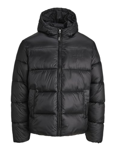 JACK & JONES Herren Jornorrebro Puffer Jacket Sn, Black, l