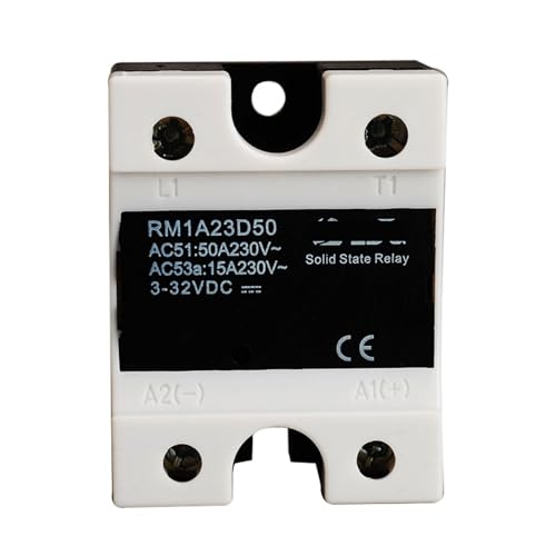 Relais statique CA monophasé RM1A23D50 SSR 50A 24V 280Vca - 2