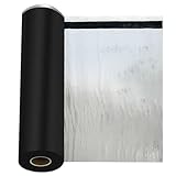 Dachbahn Selbstklebend, Dachfolie Aluminium Folie, Wasserdichtes Klebeband, Dachbahn, Dachfolie, Bitumenbahn, Einlage zur Dachabdichtung, für Gartenhäuser, Garagendächer und Schuppen(0.5x1m)