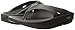 OOFOS Unisex Original Thong flip flop , Black, 8 M US Women /  6 M US Men's