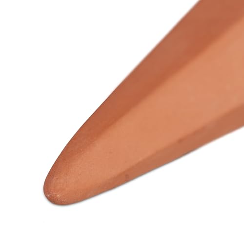 Relaxdays Tonkegel Bewässerung, Gießkegel 8er Set, für 1,5 L PET-Flaschen, Zimmerpflanzen & Balkonkästen, terrakotta