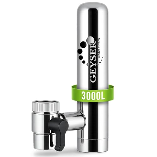 GEYSER EURO (3000L) Filtro Agua Grifo Aragon, Reduce Cloro e Impu...