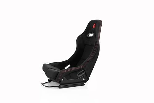 AZRACING CS-Pro Modular Simracing Cockpit Esports Game Accessories Standard Racing Seats Adjustable Suede Universal Racing Seats Compatible with Thrustmaster Fanatec Moza Racing on PC Xbox and PS