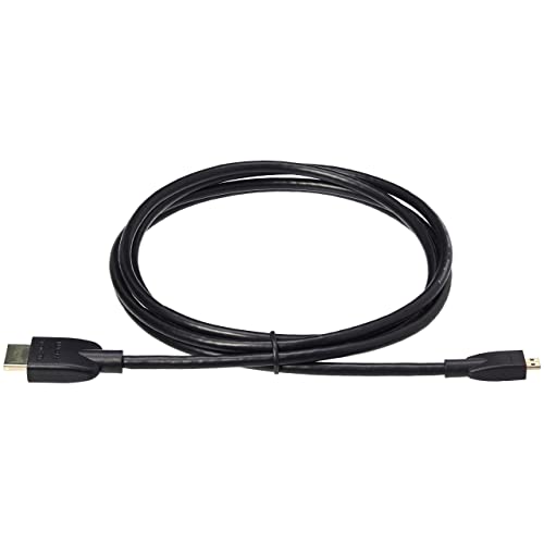 Image of AmazonBasics Premium Flexible HDMI Cable and Micro HDMI Adapter, 6 Feet, Black