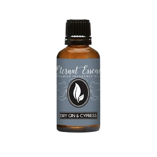 Image of Eternal Essence Oils Dry Gin & Cypress 30ml Fragrance Oil - Juniper, Chilled Gin, Citrus Zest & Crushed Cypress - Crisp Botanical Woods & Fresh Aromatic Blend