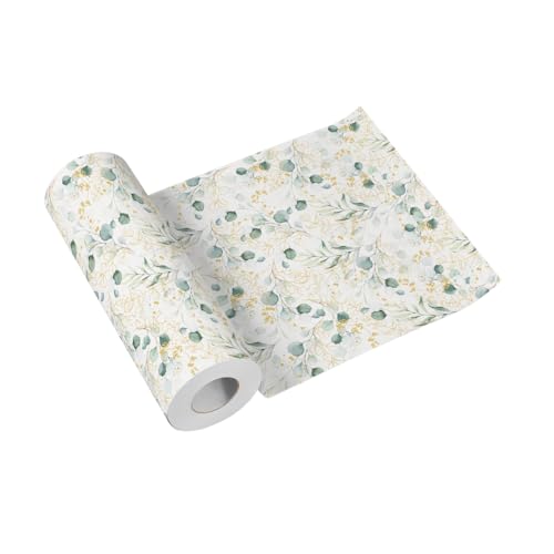 Paw - Chemin de Table - Airlaid (40 x 2400 cm) I Perforé Tous Les 120 cm I Decoration Table Anniversaire I Chemin de Table Jetable Idéale pour Bapteme, Mariage,...