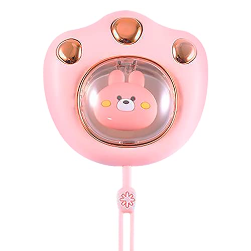 Rhinenet Handwärmer Nette Katzenpfote 1200mAh Wiederaufladbare Bequeme USB-Atemlampe Ladeschatz Winter Portable DREI Sekunden Schnelle Heizung Intelligente Konstante Temperatur Zuverlässig (Rosa) Cover