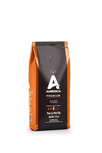 América Café Torrado Em Grãos Premium 500 G