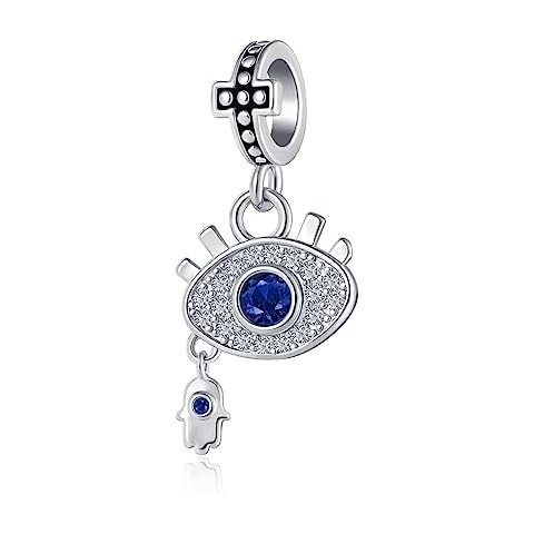 ZakiaHo Blue Evil Eye Charm for Bracelets Cover