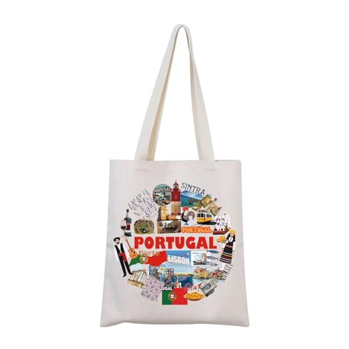 Portugal Tote Bag Portugal Gift Moving to Portugal Gift Portugal Souvenir Gift Portugal Travel Gift For Tourist (Portugal Tote)