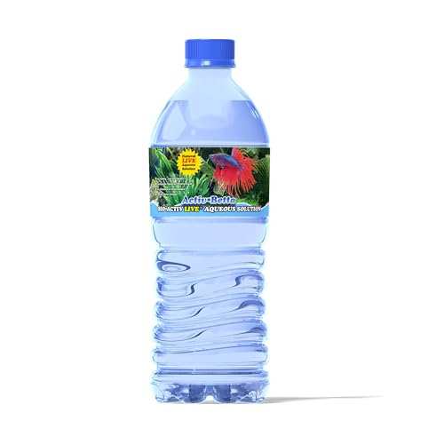 Activ Betta Bio-Activ Live Aqueous Solution - 33.8 fl oz - Ready-to-Use Water Conditioner, Supports Water Stability & Instant Cycling for Aquariums