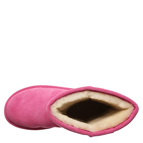 Bearpaw Women's Elle Short Party Pink Size 9 | Women's Boot Classic Suede | Women's Slip On Boot | Comfortable Winter Boot #TOP3