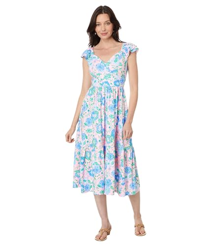 knee length dresses for ladies Bailey midi, Lemon