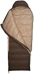 Down Sleeping Bag for Backpacking with Pillow, Envelope Ultraight Sleeping Bag for Camping and Hiking Outdoor with 680 FP Duck Down, YKK Two-Way Zipper (Coffee)