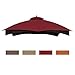 Eurmax Replacement Canopy Top for Lowe's Allen Roth 10X12 Gazebo #GF-12S004B-1 (Burgundy)