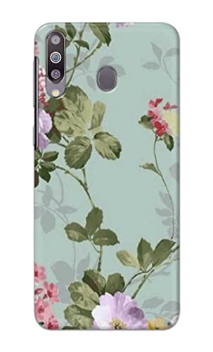 Image of Printed Hard Back Cover Case for Samsung Galaxy M30 Back Cover (Floral Painting) -702
