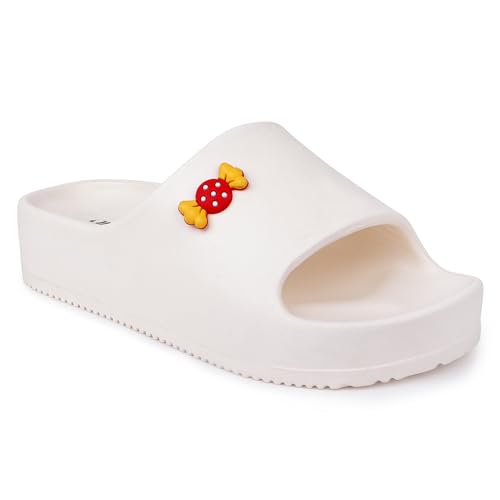 Image of CASSIEY Women Lightweight Anti-Skid Stylish Slides Flip Flops Slippers