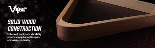 8-ball rack bois dur pour éviter les billes mal alignées au billard