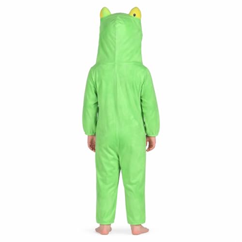 Image of Raj Costume Animal Fancy Dress Costume for Boys & Girls | Hooded Full Body Wildlife Zoo Animal Jumpsuit | Soft Costume for School Function, Fancy Dress, Halloween, Birthday, Cosplay & Role Play