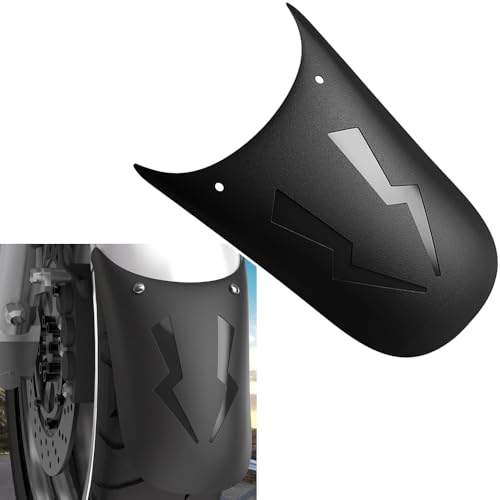 Image of MACHSWON Motorcycle Front Rear Mudguard Fender Extender, Motorbike Extension Wheel Cover Tire Hugger Mud Splash Guard, 24.5*14.5*12 cm /8.66*5.71*4.72 inch, Motorcycle Universal Fit Arc Length 20cm
