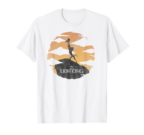 T-shirt Le Roi Lion avec motif Simba et Rafiki dans les nuages