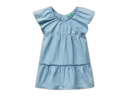 Robe Fille United Colors of Benetton 4dhjgv02h en coton doux pour enfant