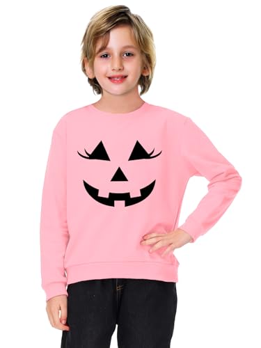 Image of Remimi Kids Halloween Sweatshirt Long Sleeve Thanksgiving Tops 3-14 Years