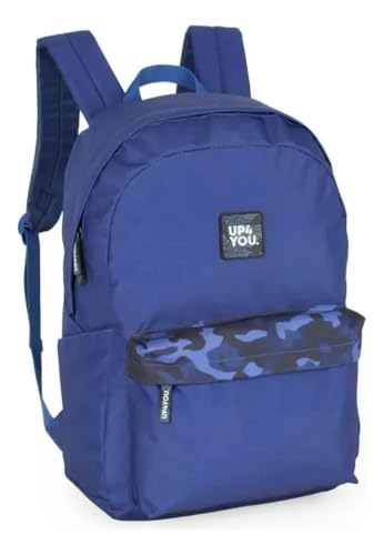 Mochila Azul Detalhe Camuflado MS47861UP-AZ UP4YOU