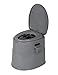 Bo-Camp 7 litres Toilettes Portables divisibles Mixte, Gris, Taille Unique