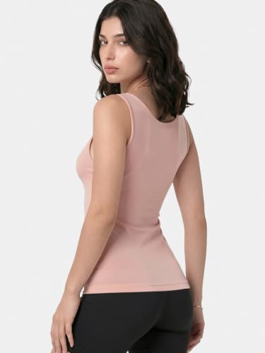 Image of Enamor E025 Essentials Stay New Slim Fit Soft, Naturally Breathable Cotton Fabric Tank Top For Women