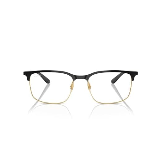 Armação para Óculos Ray-Ban 0RX6518 2890 Tam 57 / Preto/Ouro