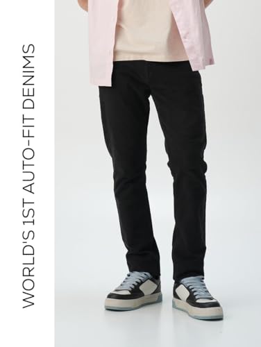 Image of Minus One Slim Fit Stretchable Mid Rise Jeans for Men | Mens Denim Cotton Pants | Stylish Ankle Length Jean