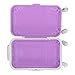 01 02 015 Valise de poupée, Cadeau d'anniversaire Valise de poupée pour poupées de Fille de 18 Pouces pour la Maison(PJ-459-03 Valise à roulettes Violet)