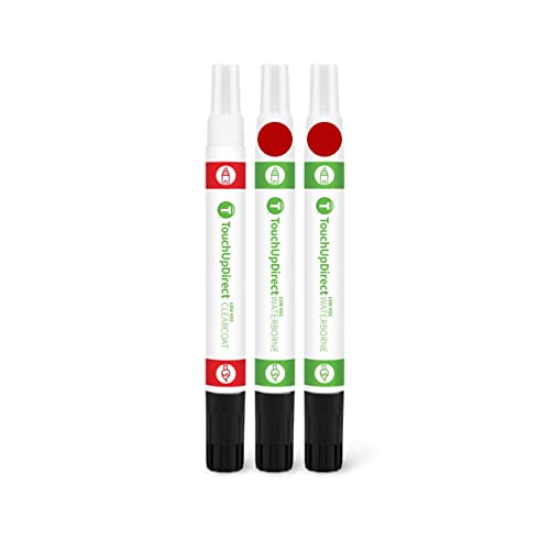 TouchUpDirect 3U5 Supersonic Red Tricoat for Toyota Exact Match Touch Up Paint Combo - Essential Package