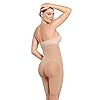Leonisa-Tummy-Control-Shaper-Short-for-Women-with-high-Waisted-and-Butt-Lifter Leonisa Womens Seamless High Waist Shapewear with Thigh Compression,Beige,Medium