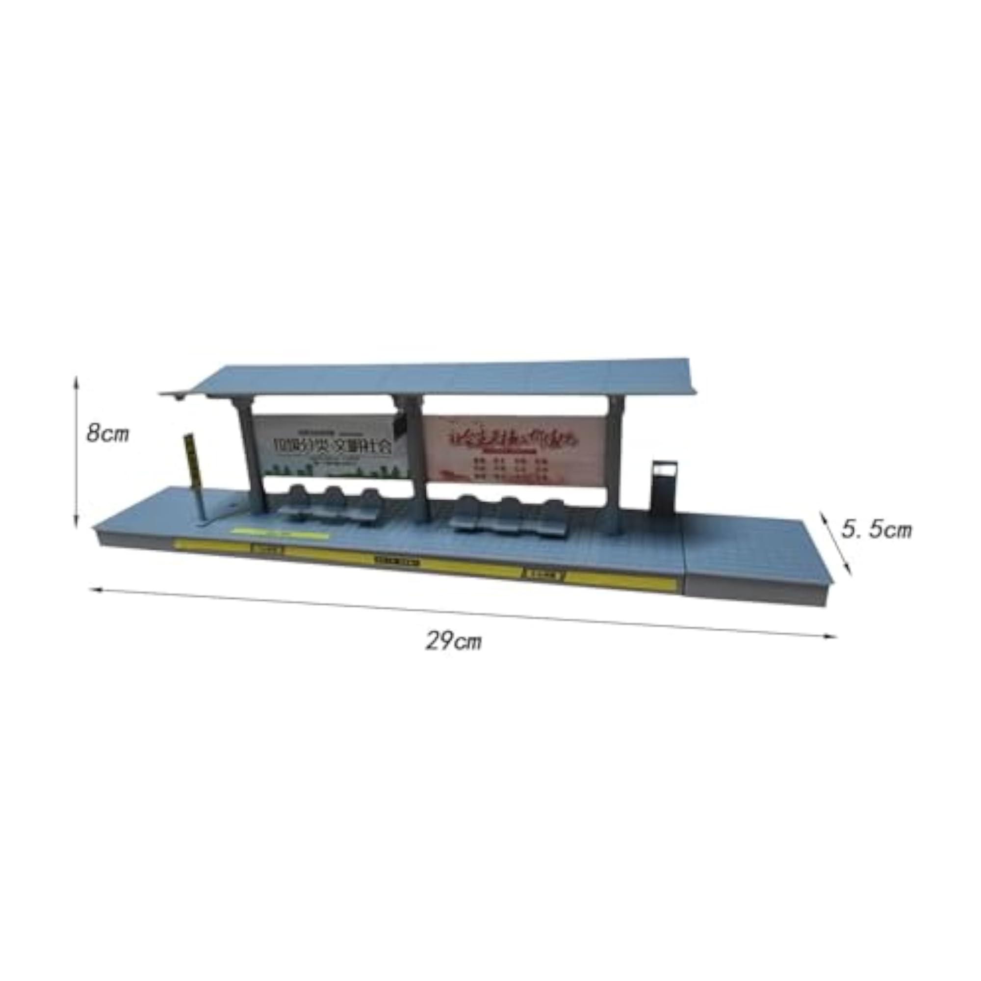 1/64 Scale Bus Waiting Stop Scene Accessory