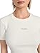 GUESS Womens Eco Short Sleeve Carla Knit Tops, Neige White, Large