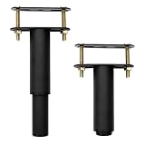 Taelakeni 2 Pcs Bed Frame Legs, Adjustable Height Center Support Leg for Bed Frame, Bed Center Slat