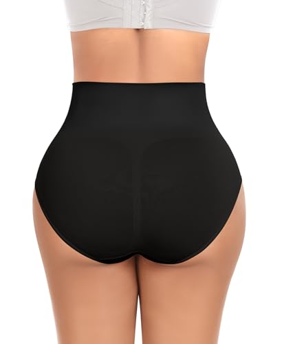 Image of Werena Tummy Control Shapewear Underwear for Women High Waisted Body Shaper Panties Shaping Briefs