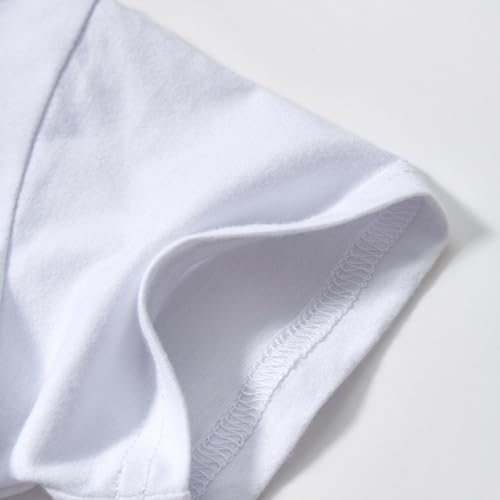 Image of Little Boys Shorts Set Toddler Boys 100% Cotton Summer Short Sleeve T-Shirts and Shorts Clothing Sets 2PCS