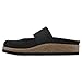 WHITE MOUNTAIN Women's Bassi Keyhole Signature Comfort-Molded Footbed Mule, Black/Nubuck, 7 M