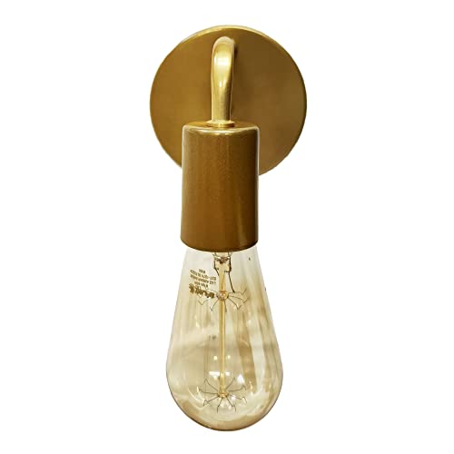 Arandela Luminária Parede Moderna Sala Cama Dourado