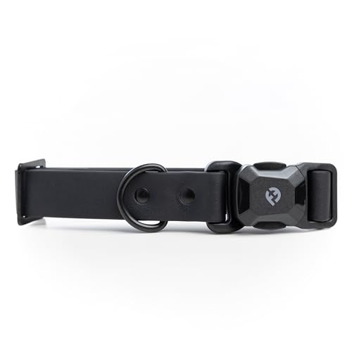 Fei & Eve VERO Series – MagEase Dog Collar, Patented Magnetic Buckles, 450LB Escape-Proof, PVC Waterproof, Fur-Safe, Odor Resistant & Wipes Clean, Adjustable Fit, Black Medium by Fei and Eve - Used condition - US$16.93
