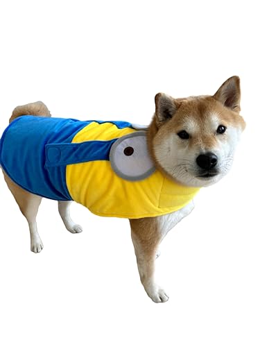ComfyCamper Yellow Jeans and Goggles Dog Costume for Small Me Medium XLarge Cosplay Halloween Costumes 2 2024, L ComfyCamper Yellow Jeans and Goggles Dog Costume for Small Me Medium XLarge Cosplay Halloween Costumes 2 2024, L