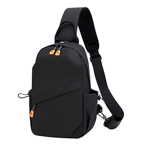 Sac à bandoulière de grande capacité USB pour femme et homme polyvalent