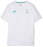 Color blanco. adidas TRG JSY Y Camiseta de Equipación Real Madrid, Niños, Blanco, 128