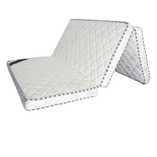 Colchón de palma de coco duro, respetuoso con el medio ambiente, plegable, color 2, 90 x 190 cm, colchón de fibra de coco de apoyo duradero para una comodidad óptima y calidad de sueño